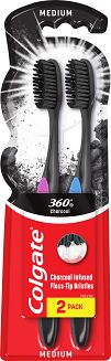 Четка за зъби Colgate 360° Black 1+1