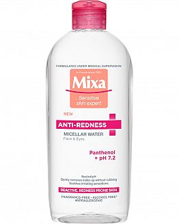 Мицеларна вода Mixa Anti-redness 400 мл.