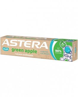 Паста за зъли Astera детска 6+ Natural apple