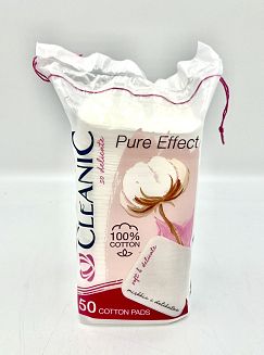 Тампони за грим Cleanic Pure 50 бр.