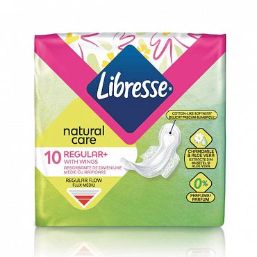 Дамски превръзки Libresse Natural care 10 бр.