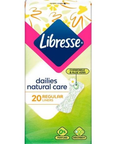 Дамски превръзки libresse natural care 20 бр.