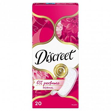 Дамски превръзки Discreet Normal+ розoви 20 бр.