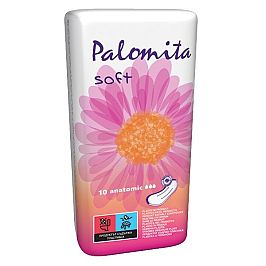 Дамски превръзки Palomita Soft анатомични розoви 10 бр.