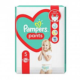 Пелени Pampers гащи № 5 22 бр.