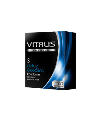 Презервативи Vitalis Delay&Cooling effect