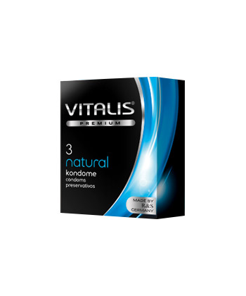 Презервативи Vitalis тъмно сини Natural