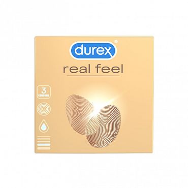 Презервативи Durex 3 бр. Real feel