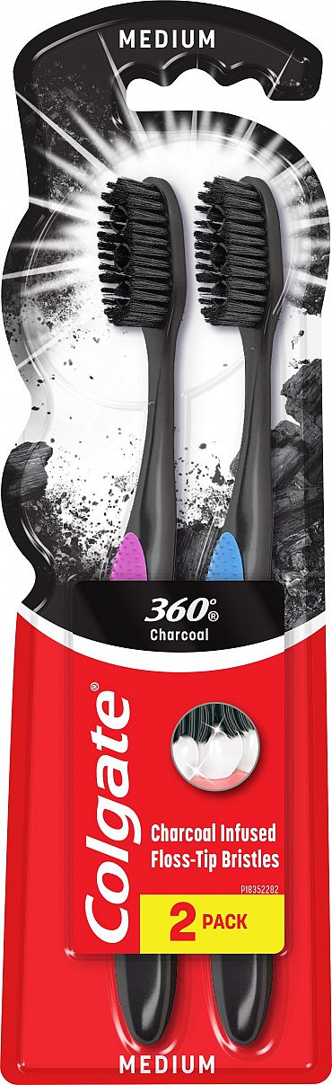 Четка за зъби Colgate 360° Black 1+1