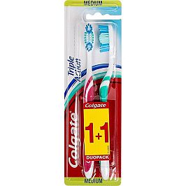 Четка за зъби Colgate Triple Action 1+1