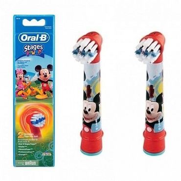 Четка за зъби Oral-b накрайник за ел. четка Mики маус 2 бр.