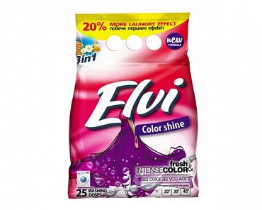 Прах за пране Elvi 2 кг. Color shine