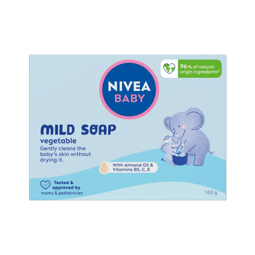 Сапун бебе Nivea Mild soap 100 гр.