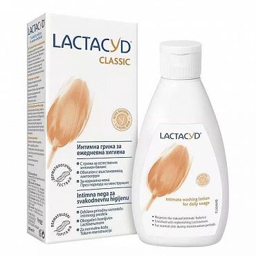 Сапун течен интимен Lactacyd Classic 200 мл.