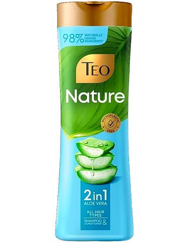 Шампоан Тео Nature 2в1 Aloe Vera 350 мл.