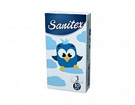 Носни кърпи Sanitex 10 бр.