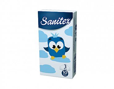 Носни кърпи Sanitex 10 бр.