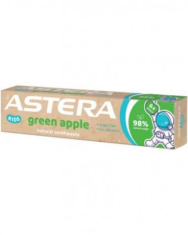 Паста за зъли Astera детска 6+ Natural apple