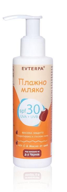 Мляко SPF 30 Евтерпа 150 мл. 