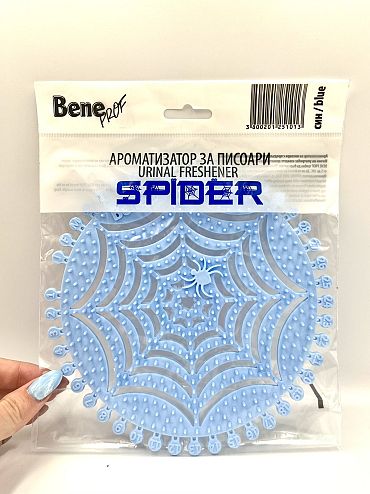 Ароматизатор Bene за писоари Spider син