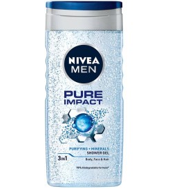 Душ гел Nivea мъжки Pure Impact 500 мл.