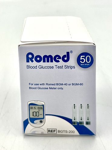 Глюкомер Romed тест ленти 50 бр.